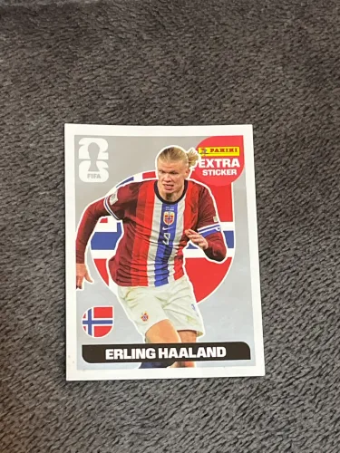 Figurinha Extra Prata Erling Haaland