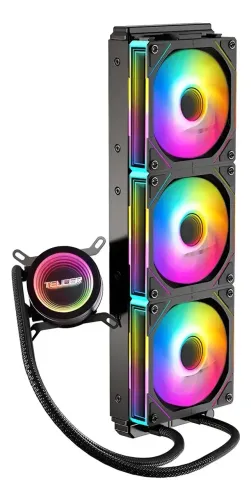 Water Cooler TEUCER NEON ARMOR ARGB FANS MAGNETICAS UNIFAN 360mm- INTEL Lga 2011V3 X99 AM5