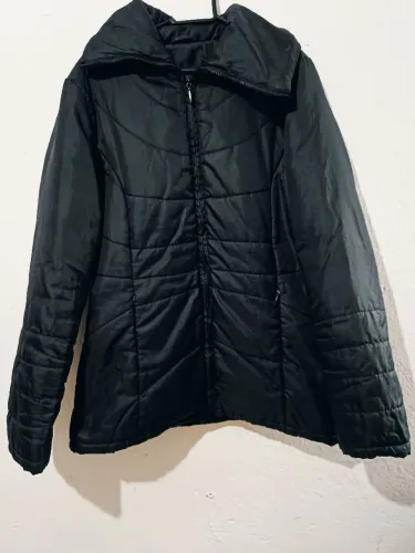 Casaco Feminino Puffer Sobretudo Parrot Black