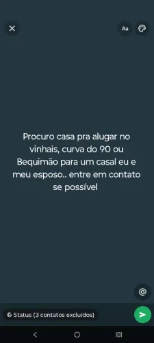Casa pra alugar no vinhais