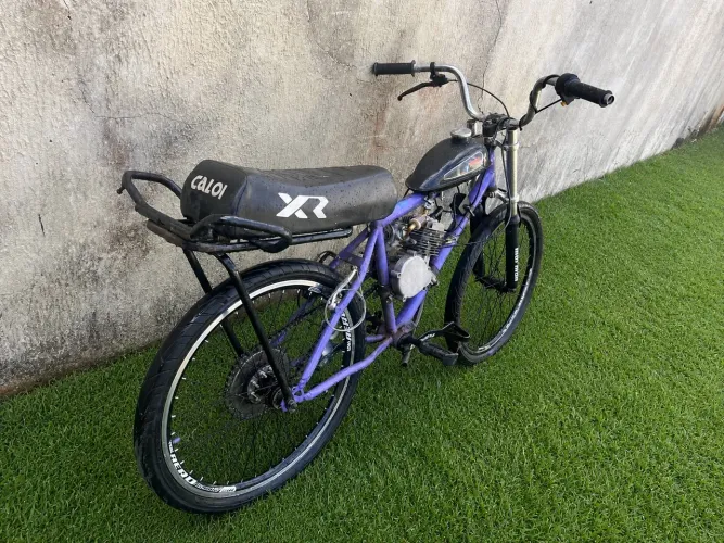 Bicicleta motorizada toda revisada só chegar e andar, aceito trocas 
