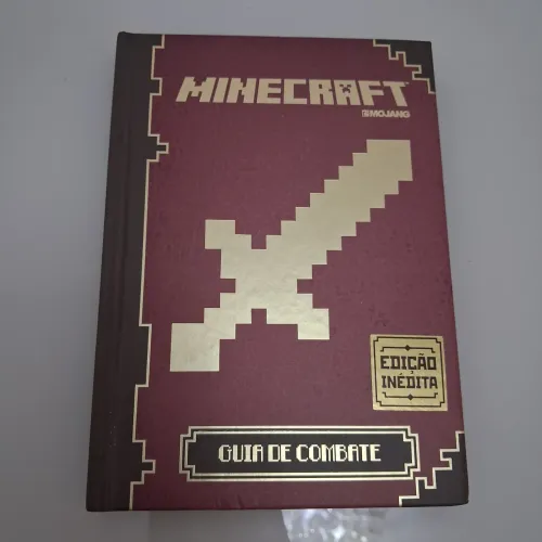 Livro Minecraft - Guia de Combate - Mojang - Edição Inédita