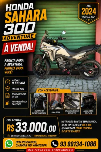 HONDA SAHARA 300 ADVENTURE