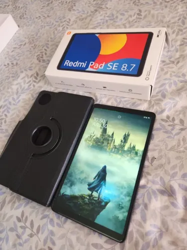 Tablet Redmi Pad Se 8.7 super novo completo com nota