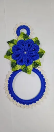 Porta pano de prato em crochê 