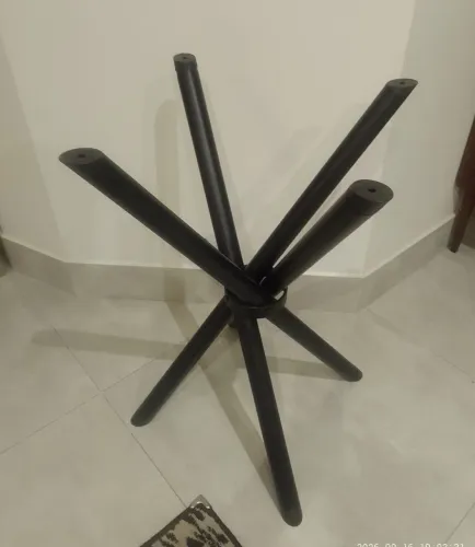 Base para mesa pés preto mesa 4 lugares