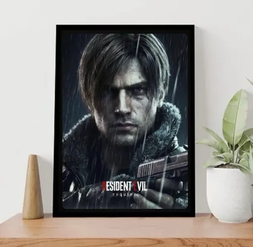 Combo 3 Quadros Resident Evil 32x23 cm