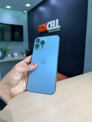 IPhone 13 Pro Max 256GB Azul Sierra Seminovo Garantia de Loja