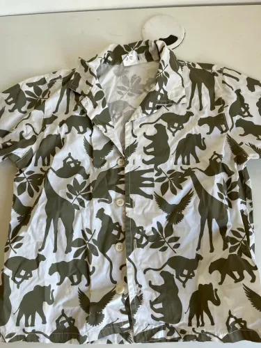 Camisa animais bebê Tyrol 100% algodão 