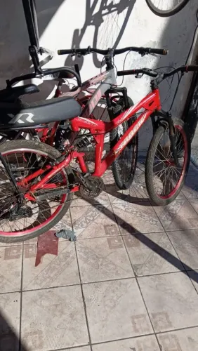 Bicicleta com banco de Mobilete