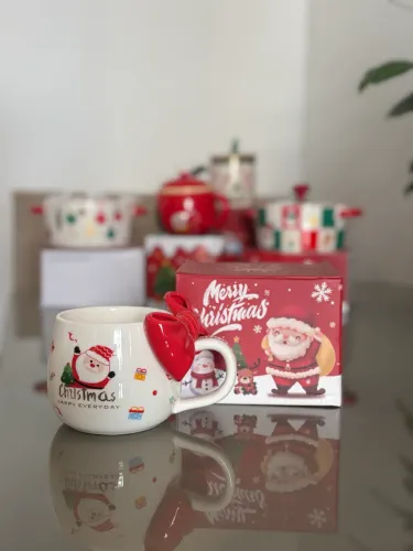 Caneca natalina - porcelanato