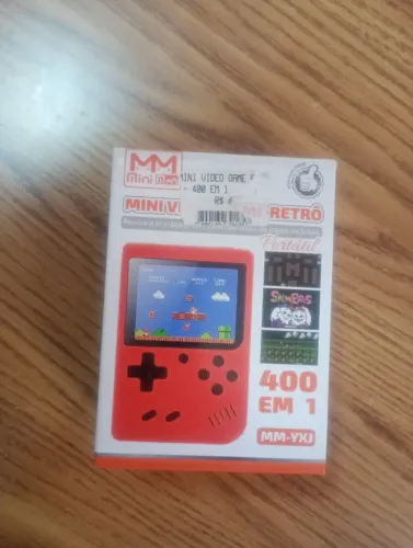 Mini vídeo game retrô,400 em 1