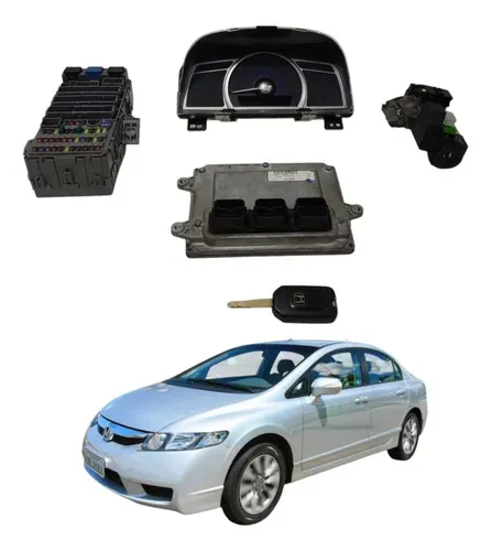 Kit Code Injeçao Honda Civic Lxs 1.8 2010 (usado)