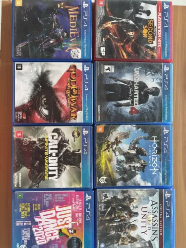 Jogos play station 4 8 jogos