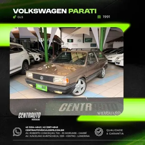 Volkswagen Parati GLI / GL 1.8 (álcool) 1991