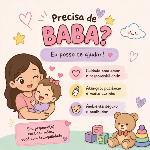 Babá disponível