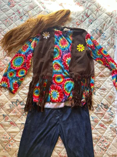 Fantasia Hippie anos 70 masculina