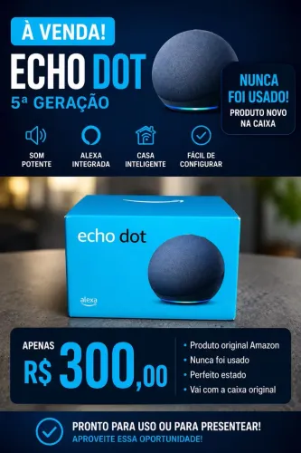 Alexa Amazon Echo Dot  geração 5 nova lacrada 