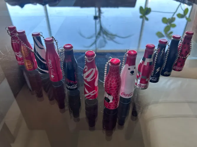 Lote garrafinhas alumínio coleção Coca-Cola!