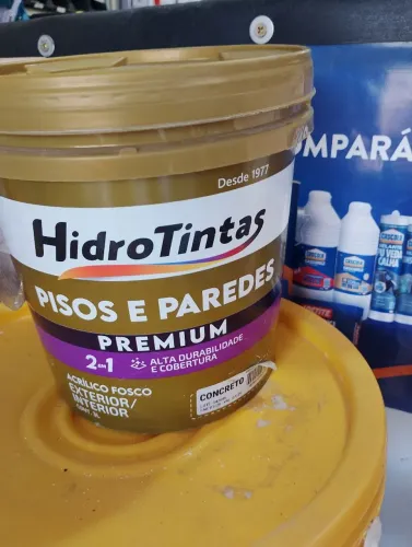Galão tinta piso 3L hidrotintas