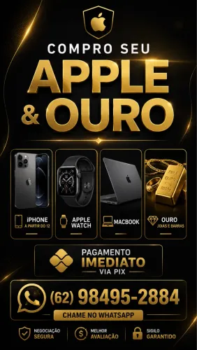 IPHONE | MACBOOK | OURO | PLAYSTATION 