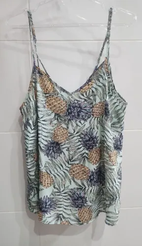 blusa primark de abacaxi com editar alças ajustáveis