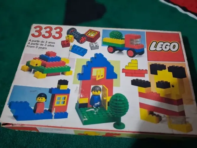 Lego 333 De 1981 Na Caixa Com Minis Raras Leia (Usado)