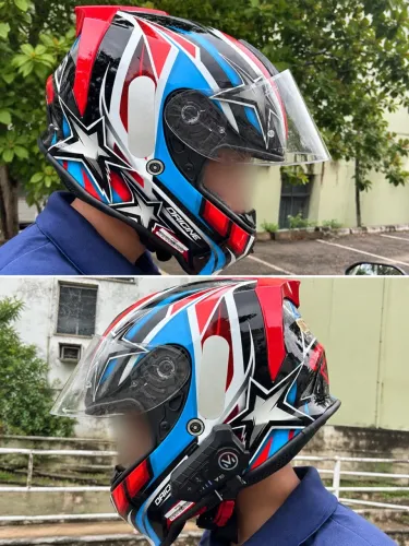 Capacete ORIGINE Esportivo com Intercomunicador Bluetooth V10