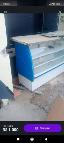 Balcão 1.70 boleado refrigerado 110v