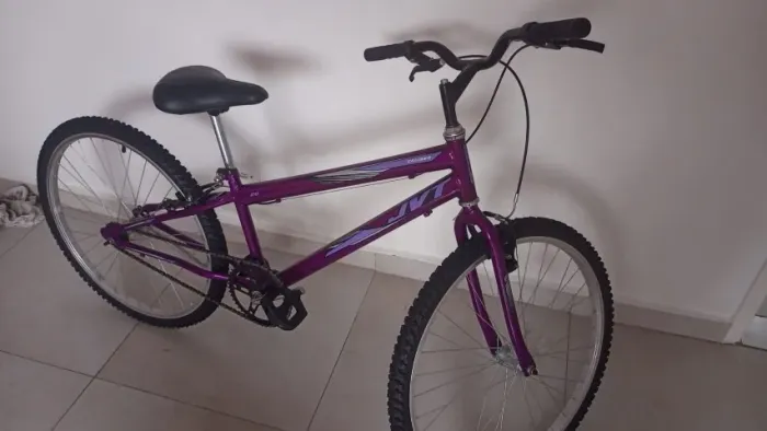 Bicicleta Aro 26 Roxa Adulto - Cruiser - Excelente para Passeio