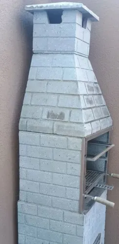 Churrasqueira pré-moldado pequena