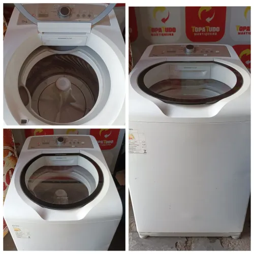 Máquina de lavar roupas Brastemp 15kg Semi Nova bojo Inox garantia de 3 Meses!