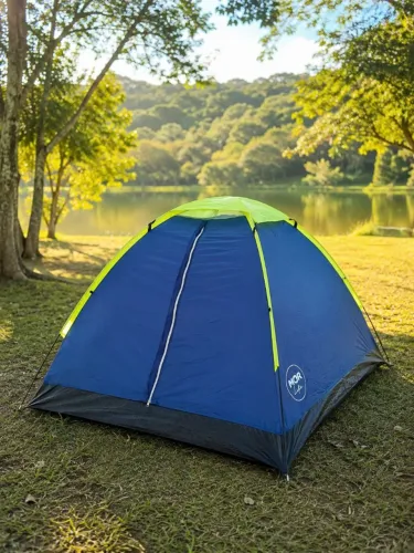 Barraca de Camping MOR Life de 3 Lugares + Colchão Inflável Casal Carrefour