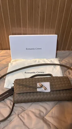 Bolsa feminina Clutch Verde Oliva Romantic Crown