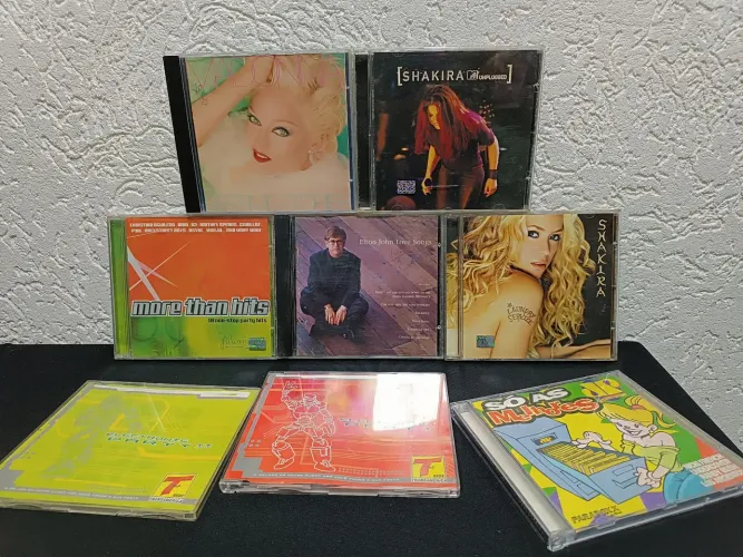 Lote 8 cds vários estilos