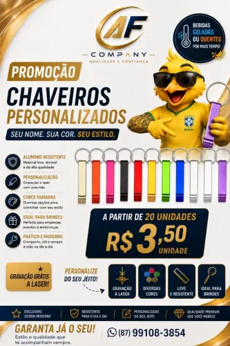 Chaveiro Personalizado