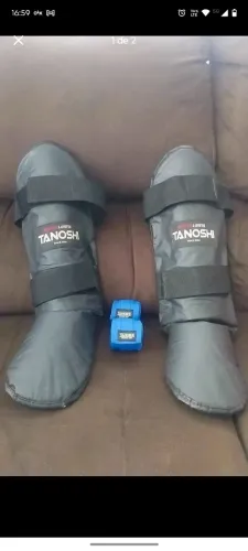 Caneleiras e Bandagem de Muay Thai - Tanoshi