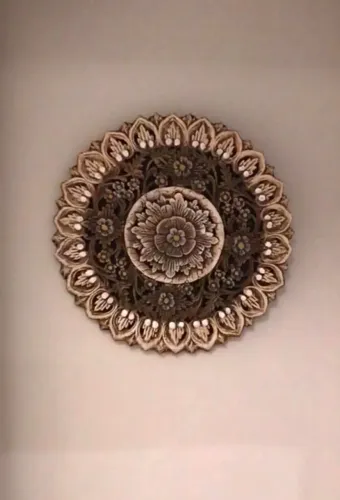 Mandala em pedra decorativa 58cm de diâmetro