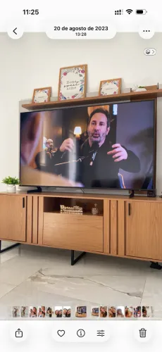 Rack para tv com painel