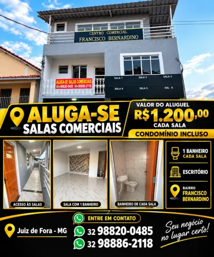 Salas Comerciais Bairro Francisco Bernardino