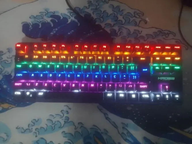 Teclado mecânico gamer