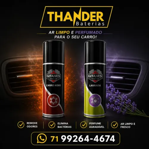Orb Air - Ar Condicionado - Limpeza e Aromatizante - Carro Novo