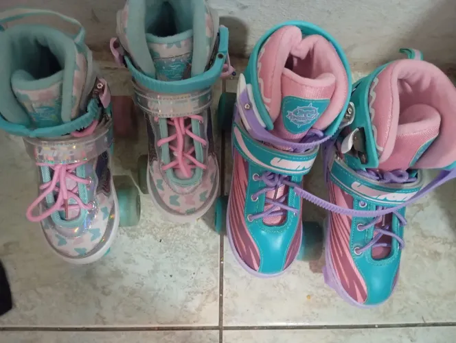 Dois patins seme novo pouco uso 30 ao 34 outro do 33 ao 37 