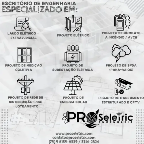Engenheiro Eletricista / Engenheiro de Segurança do Trabalho (Projetos e Obras Elétricas)