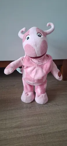 Pelúcia Musical Personagem Uniqua Rosa Backyardigans - Canta Dança - BBR Toys