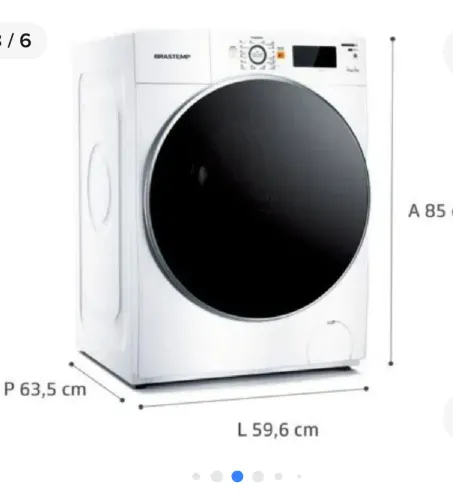Máquina lava e seca muito nova