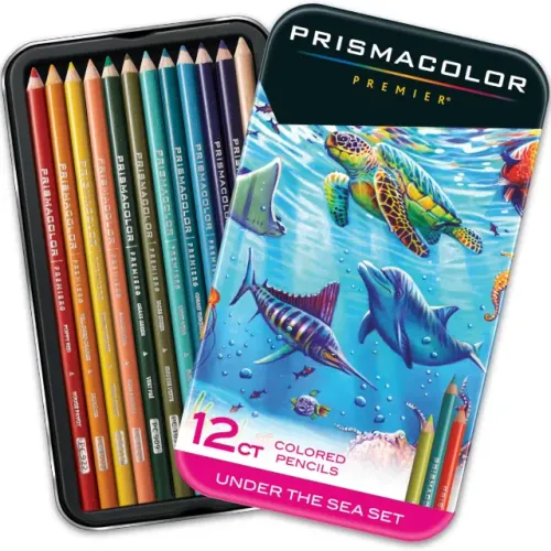Prismacolor Premier Soft Core Under The Sea 12 Lápis De Cor Nucleo Macio - Multicores
