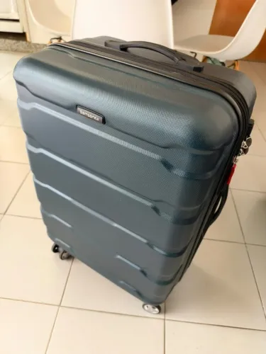 Mala SAMSONITE 23kg Verde c/ Cadeado