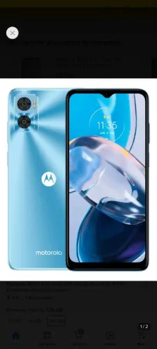 Moto g22 azul