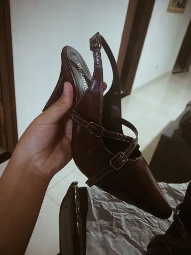 Scarpin Slingback Marsala